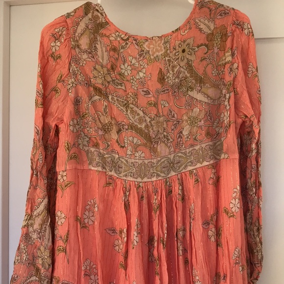 Spell Hendrix pink boho midi dress - Picture 8 of 8